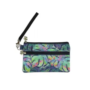 Aloha Hawaii Monstera Wristlet