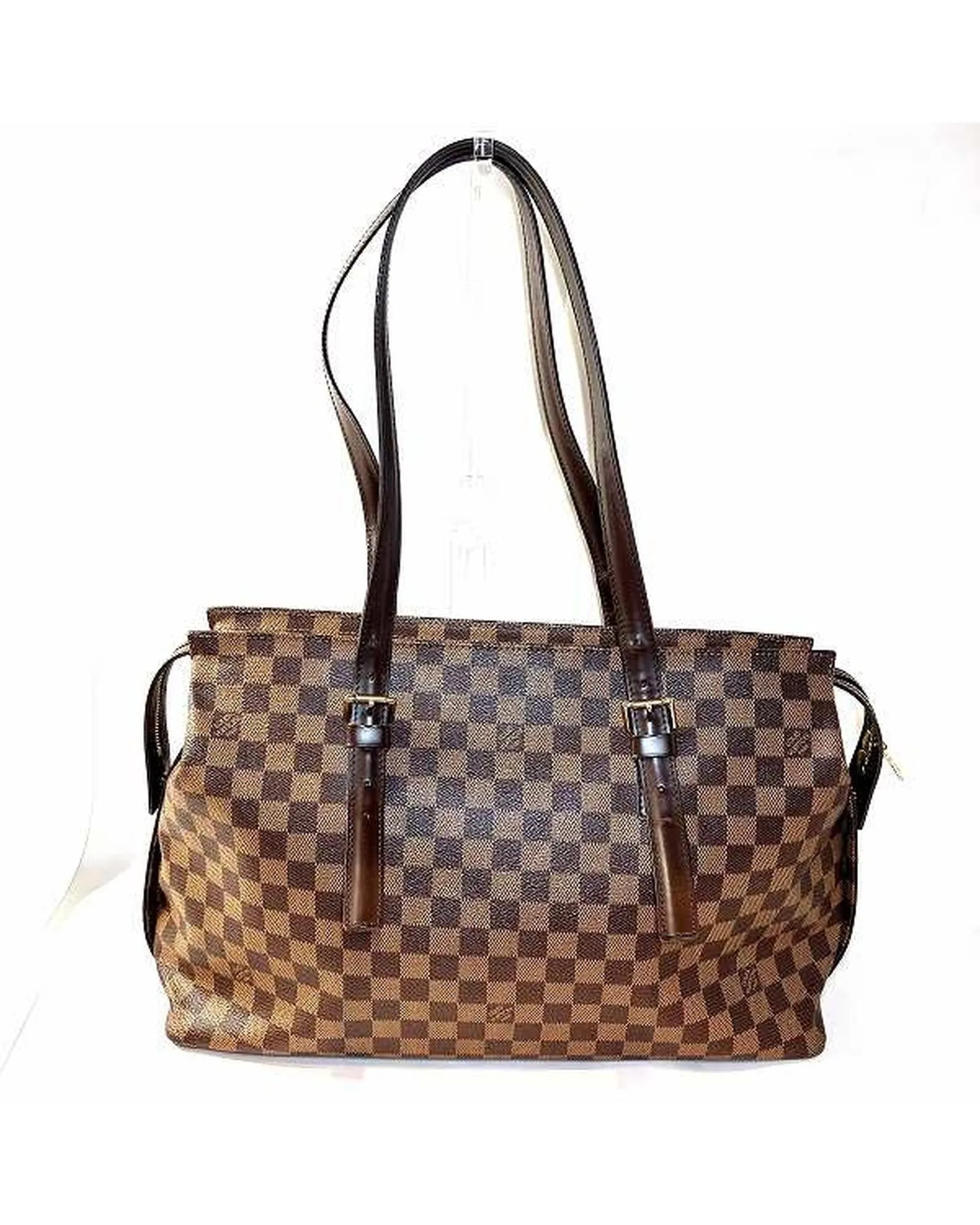 Authentic Louis Vuitton Damier Shoulder Bag - Fair Condition