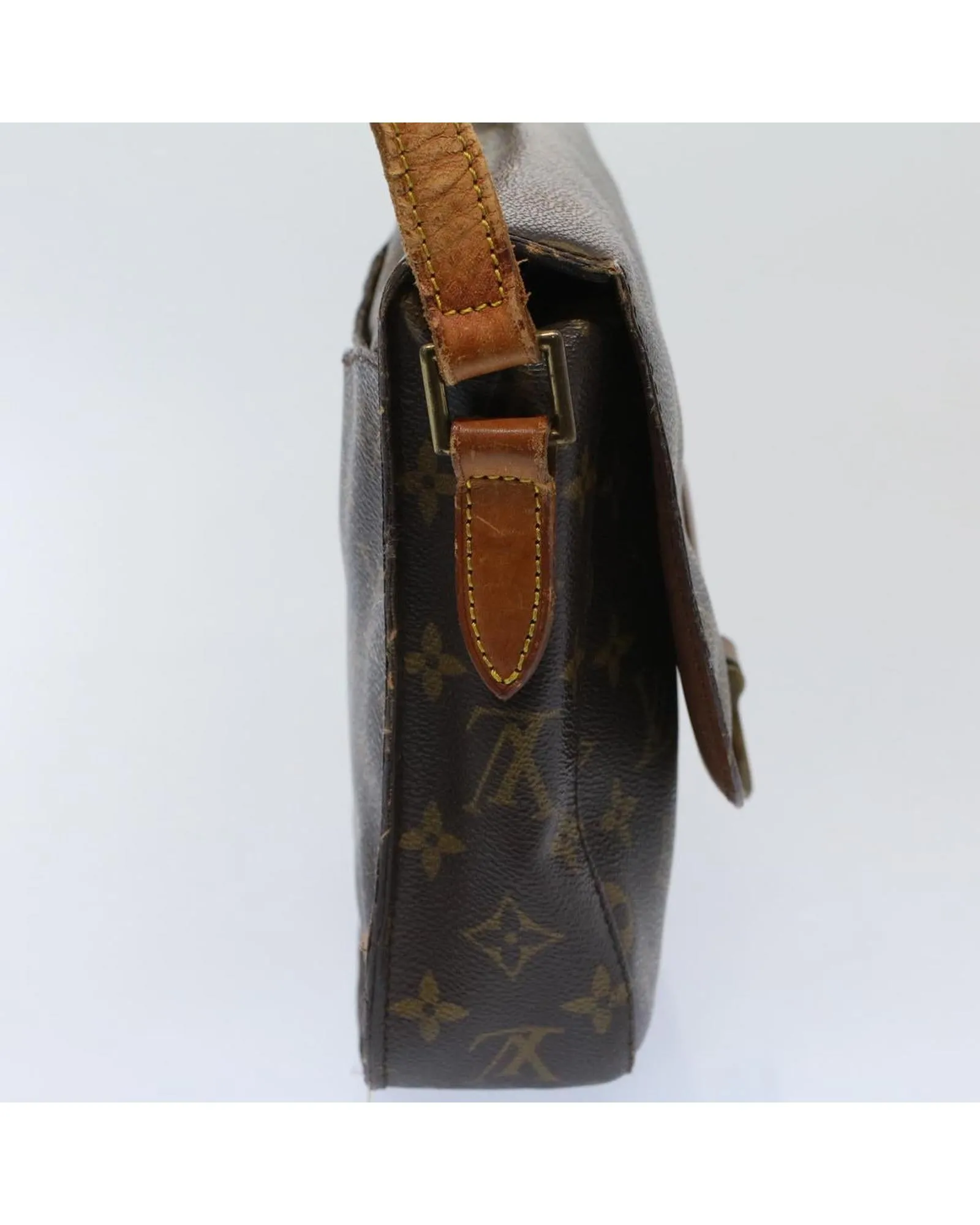 Authentic Monogram Saint Cloud GM Shoulder Bag by Louis Vuitton