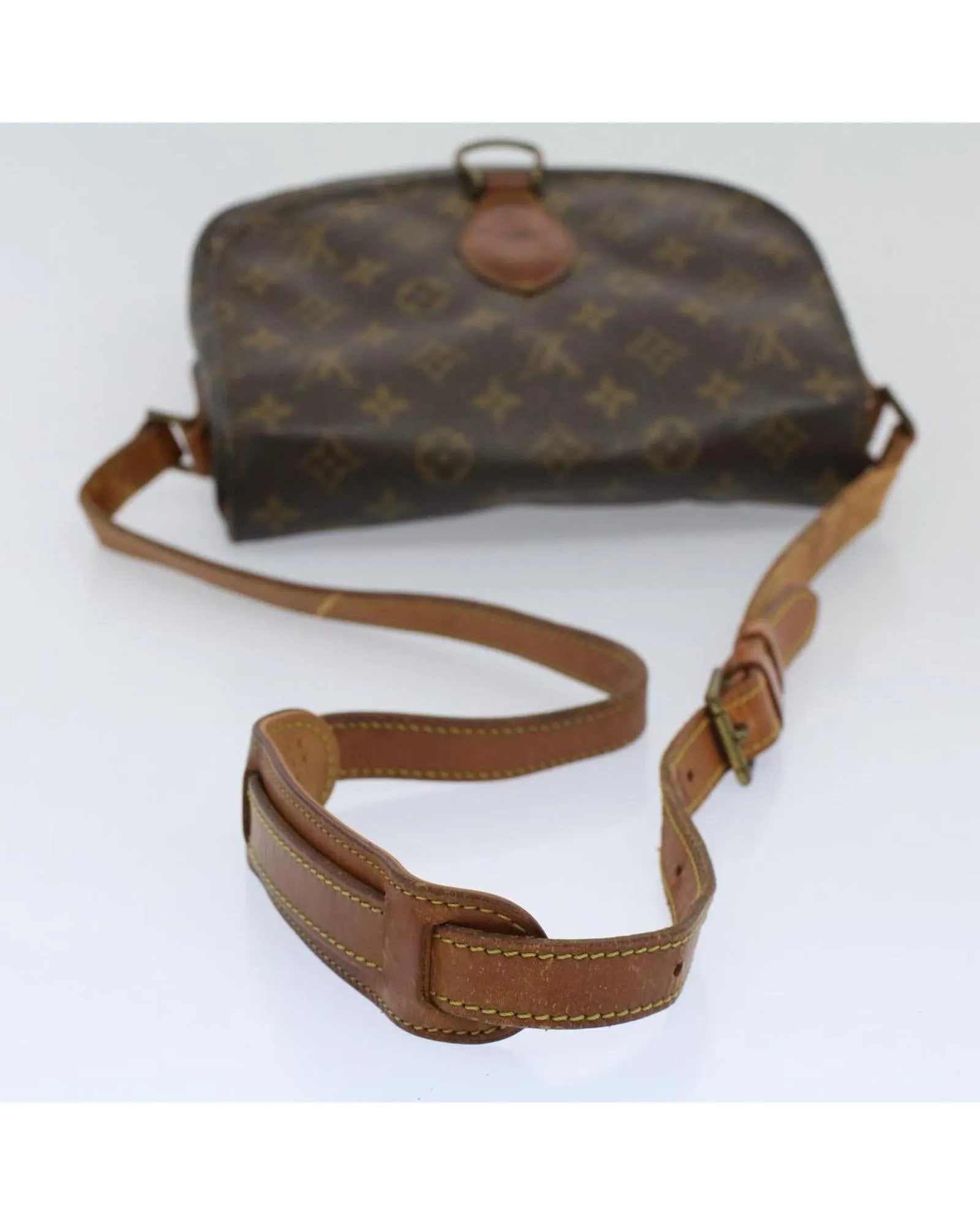 Authentic Monogram Saint Cloud GM Shoulder Bag by Louis Vuitton