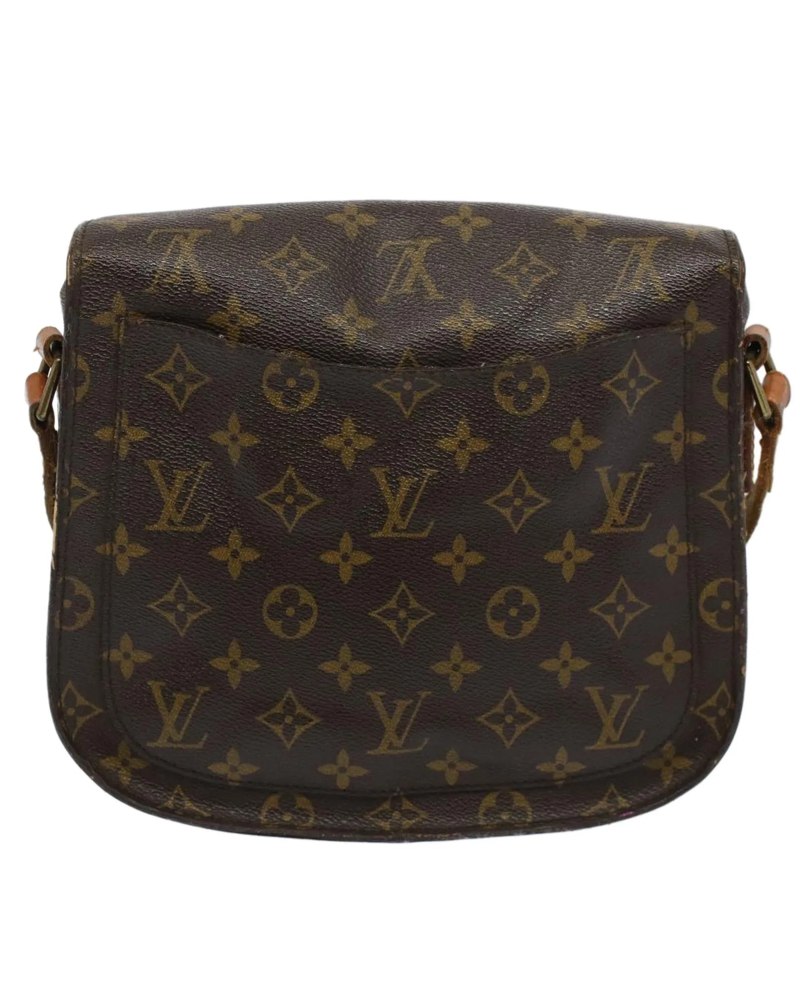 Authentic Monogram Saint Cloud GM Shoulder Bag by Louis Vuitton