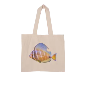 Beautiful Colored Fish Large Organic Tote Bag