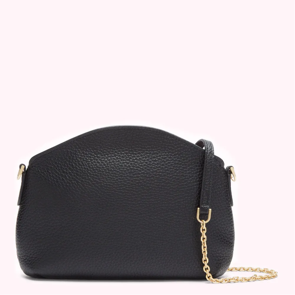 BLACK MEDIUM CLEO CROSSBODY BAG