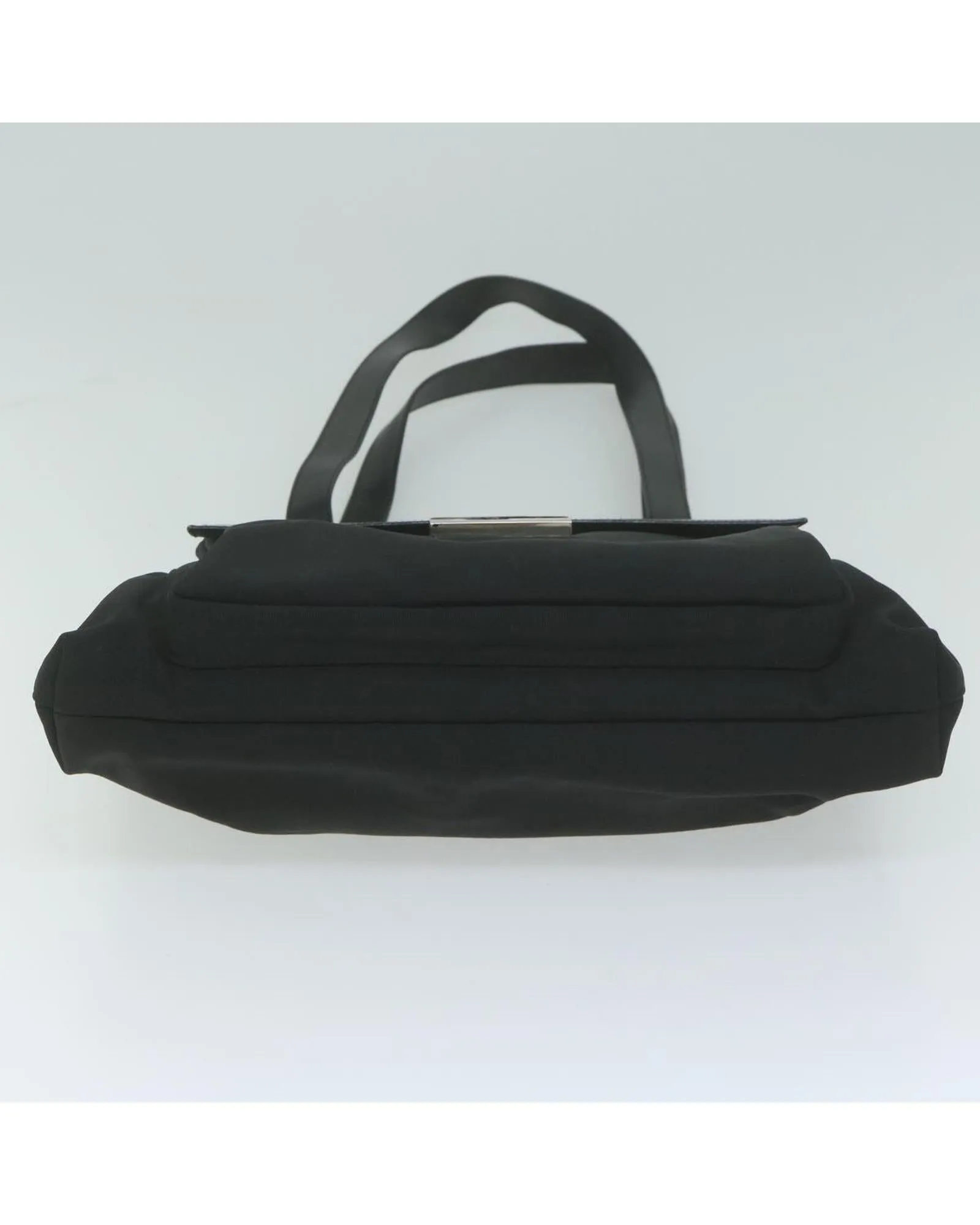 Black Nylon Shoulder Bag with Dust Bag - Italian Made