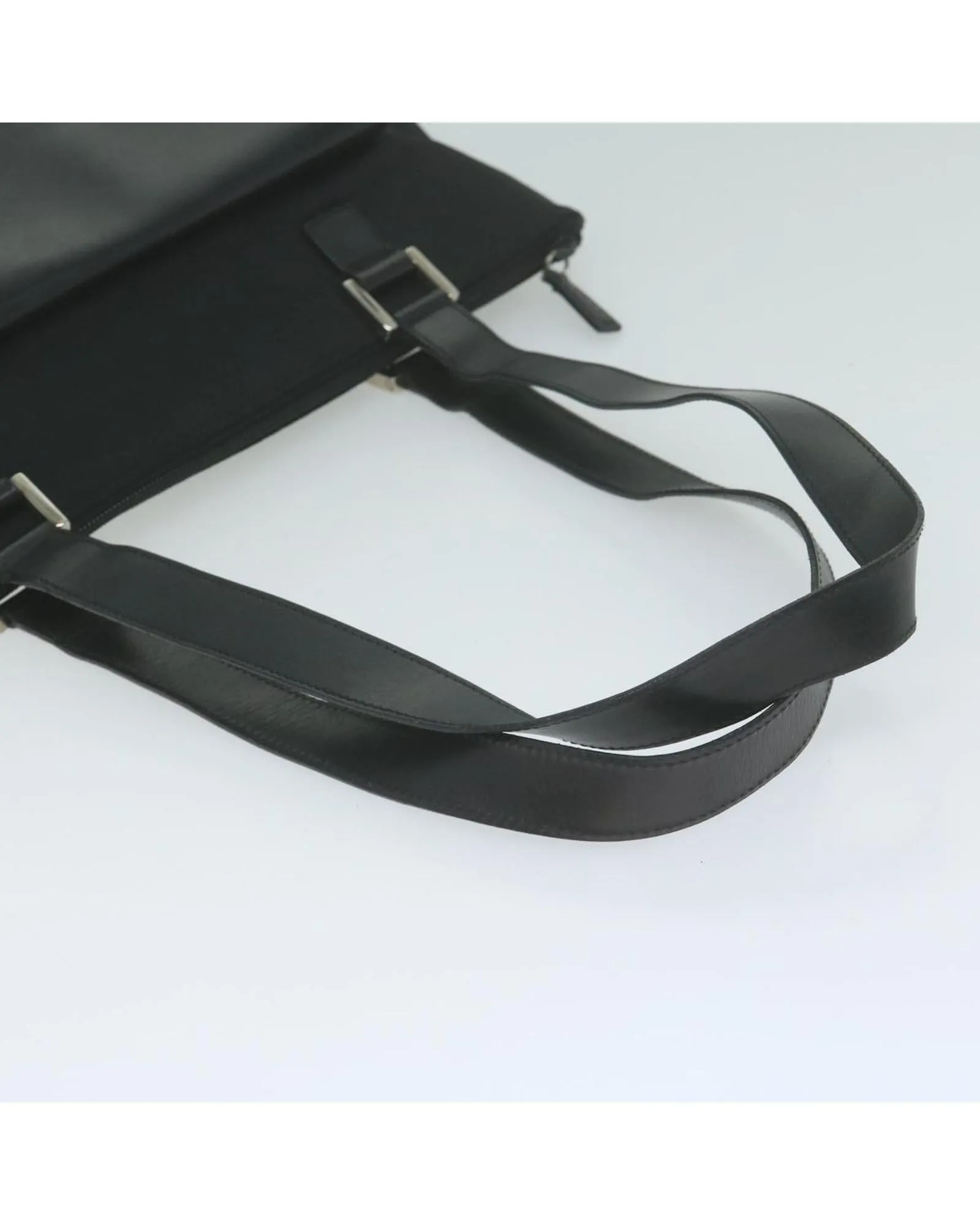 Black Nylon Shoulder Bag with Dust Bag - Italian Made