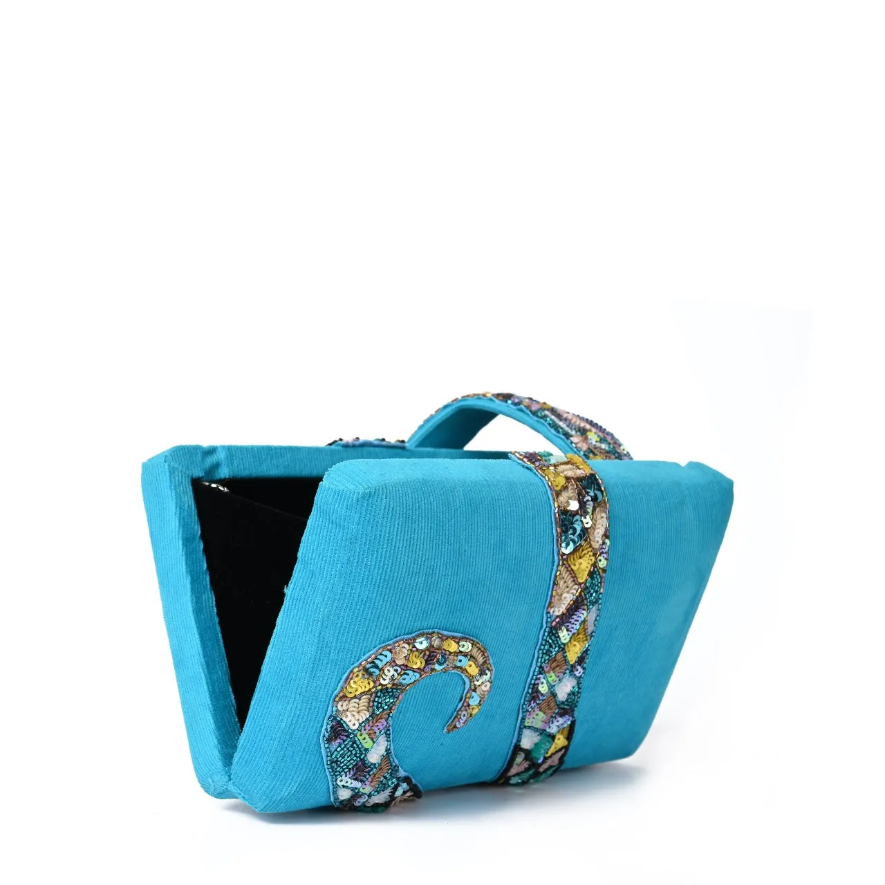 Blue Kaa Clutch