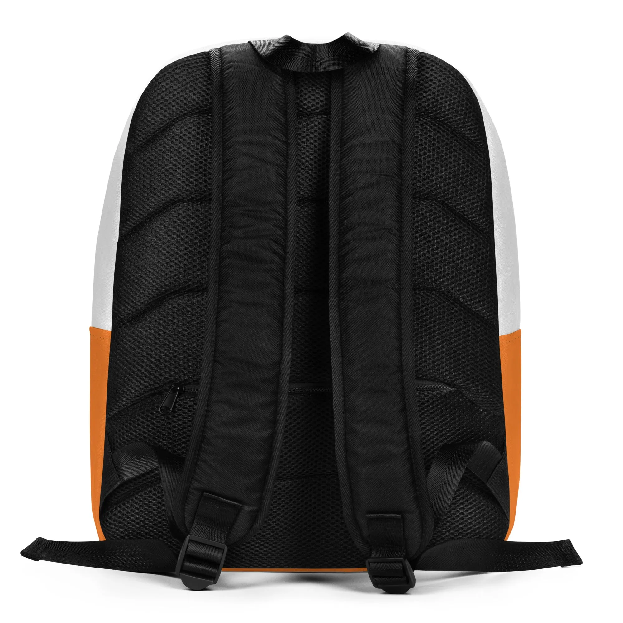 Blue Stripe Orange Rebel Minimalist Backpack