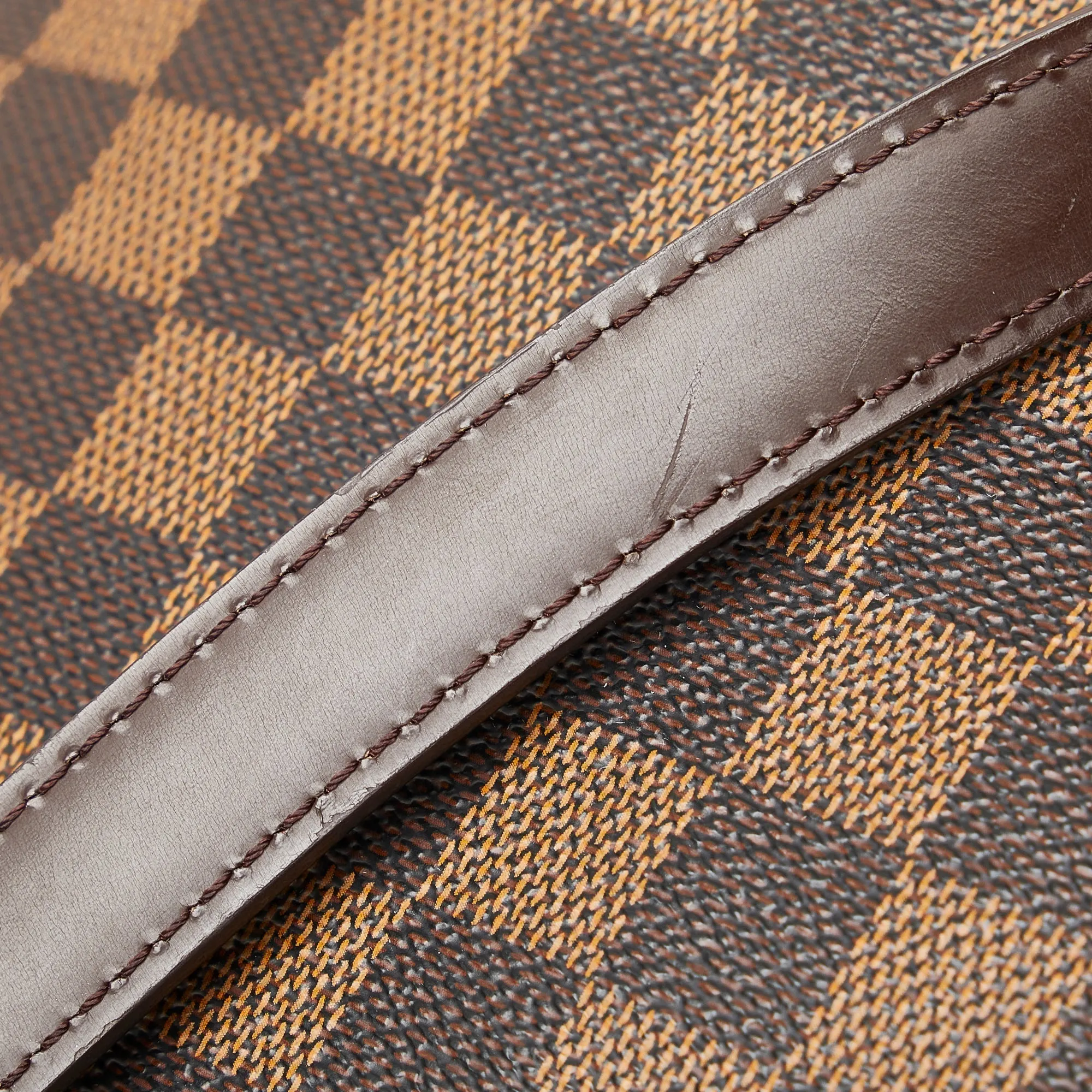 Brown Louis Vuitton Damier Ebene Uzes Tote Bag