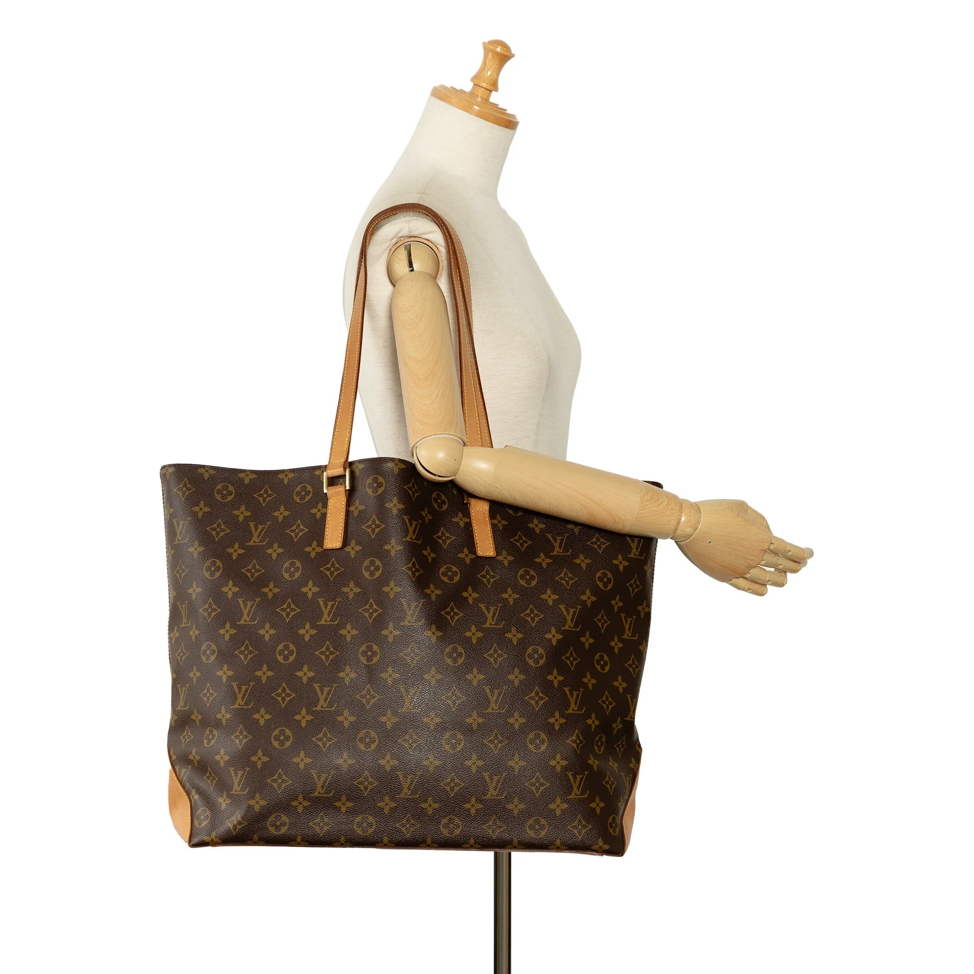 Brown Louis Vuitton Monogram Cabas Alto Tote Bag