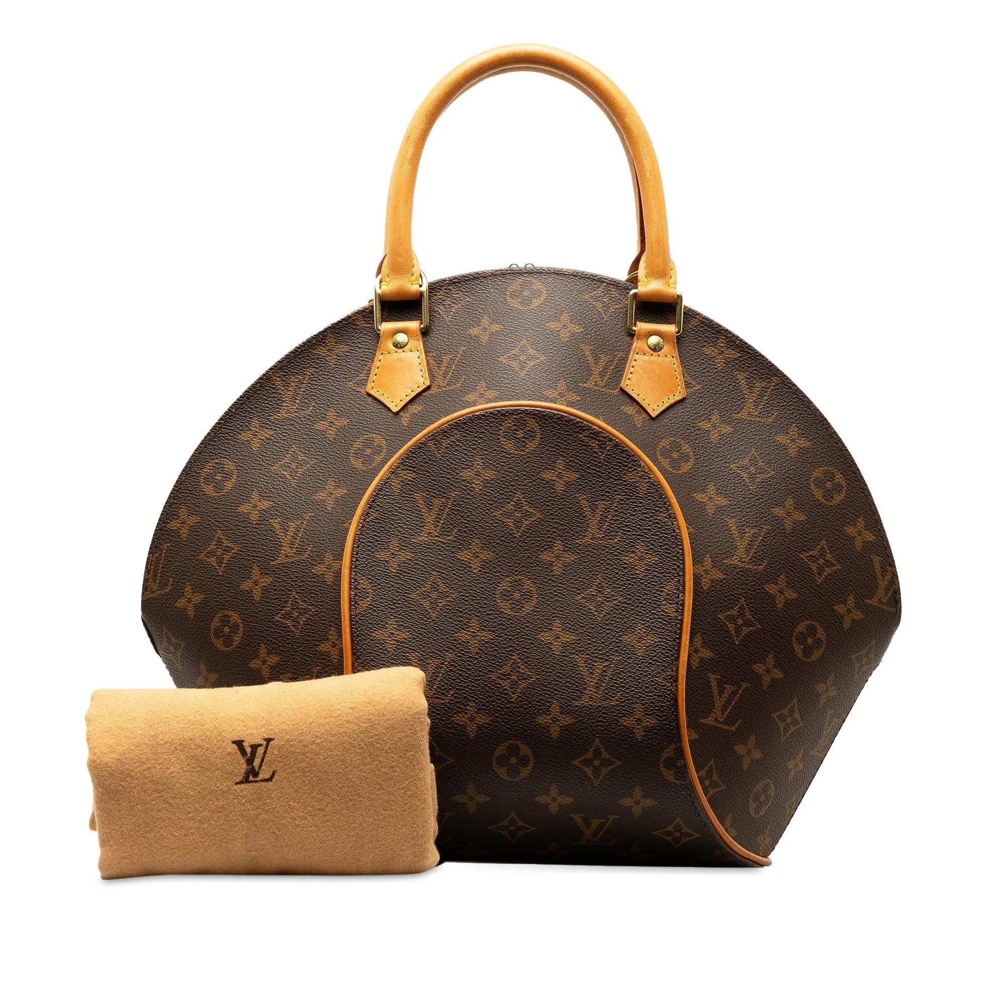 Brown Louis Vuitton Monogram Ellipse MM Handbag