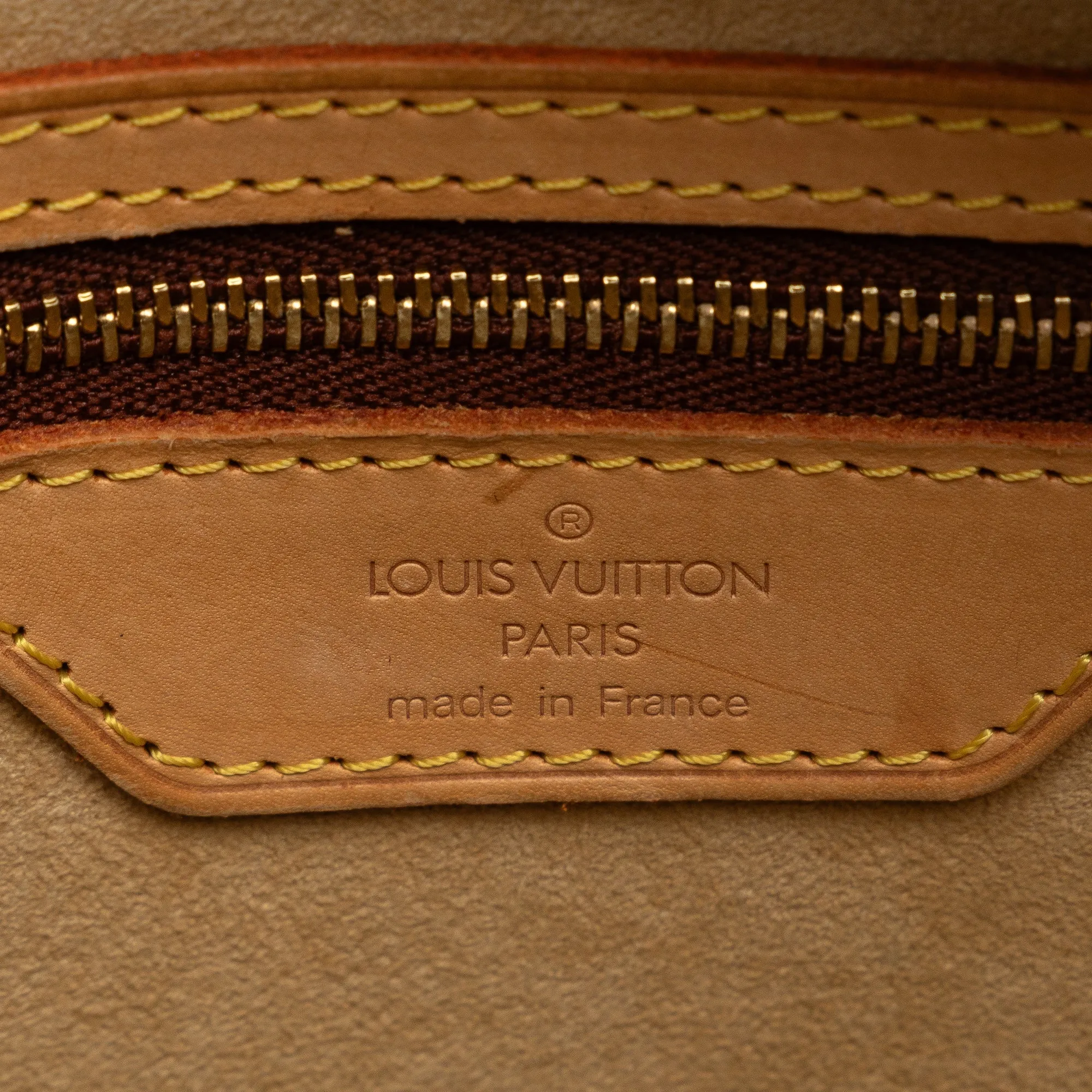 Brown Louis Vuitton Monogram Luco Tote Bag