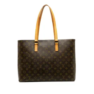 Brown Louis Vuitton Monogram Luco Tote Bag