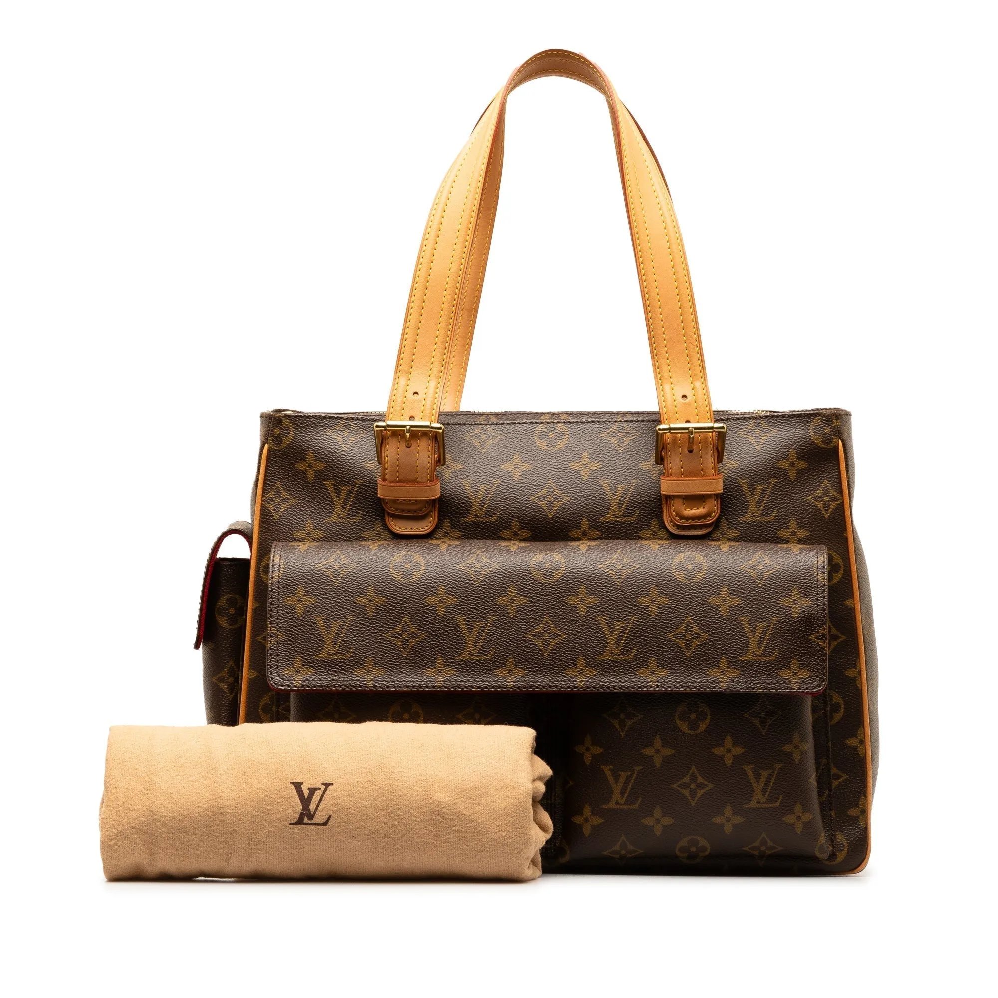 Brown Louis Vuitton Monogram Multipli-Cite Tote Bag