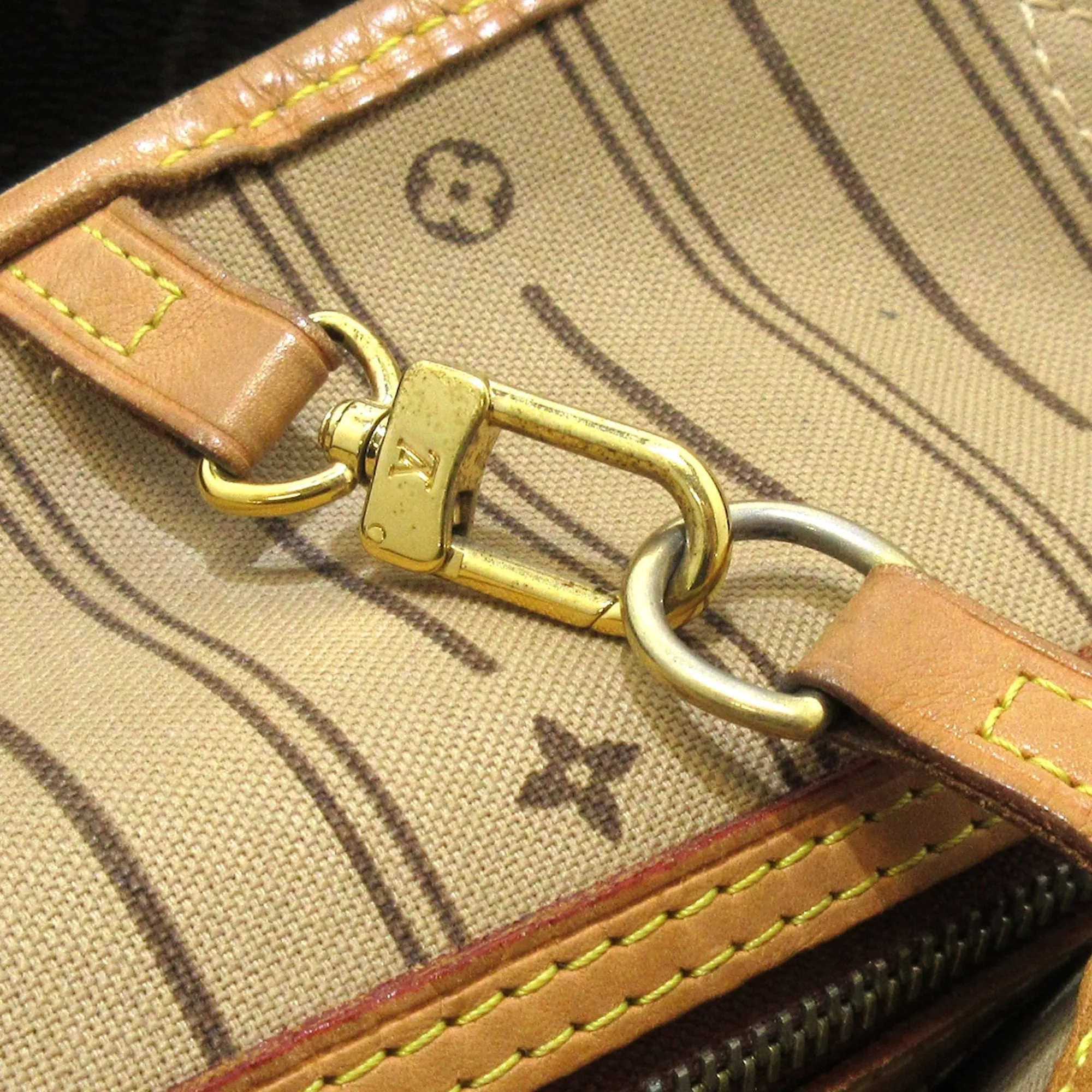 Brown Louis Vuitton Monogram Neverfull GM Tote Bag