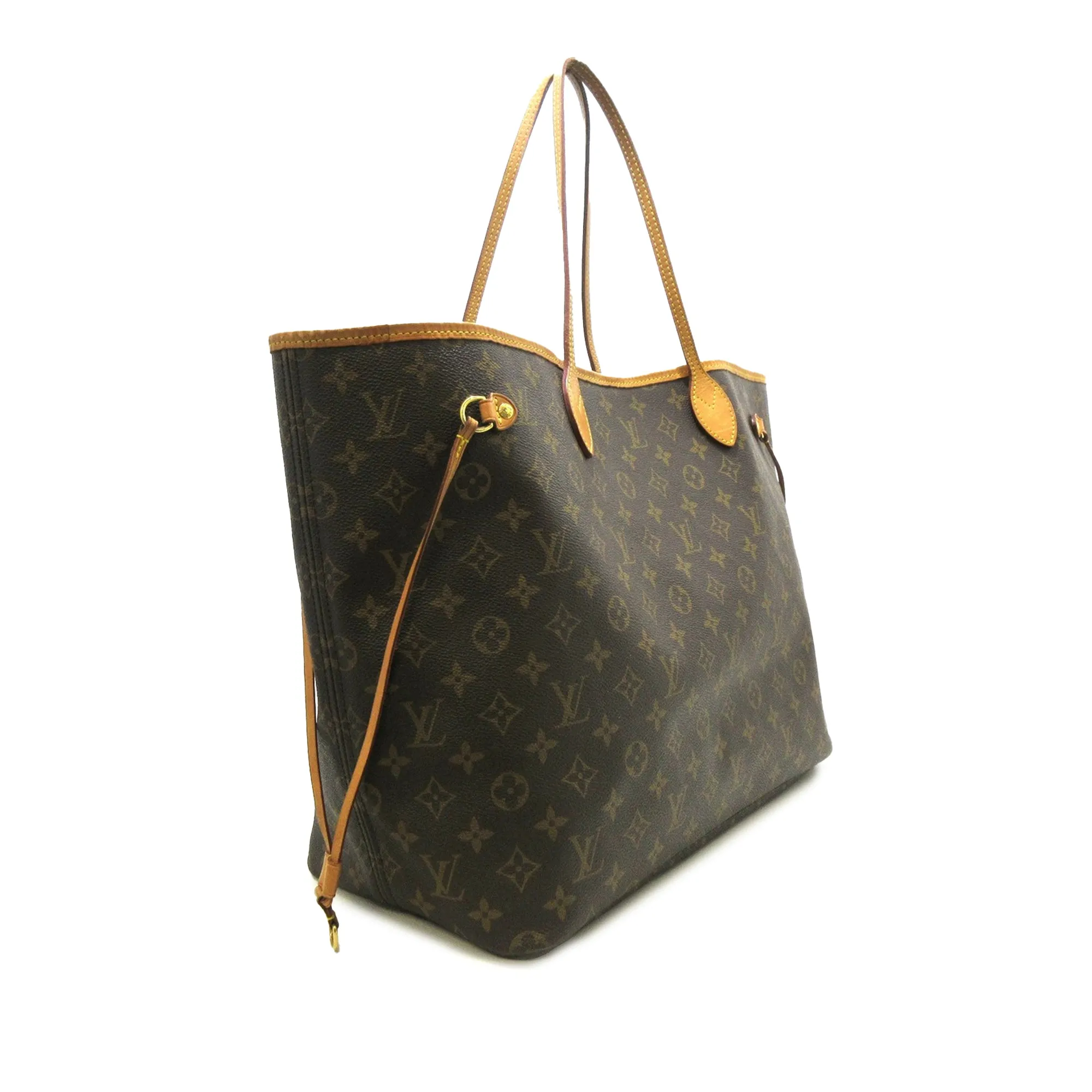 Brown Louis Vuitton Monogram Neverfull GM Tote Bag