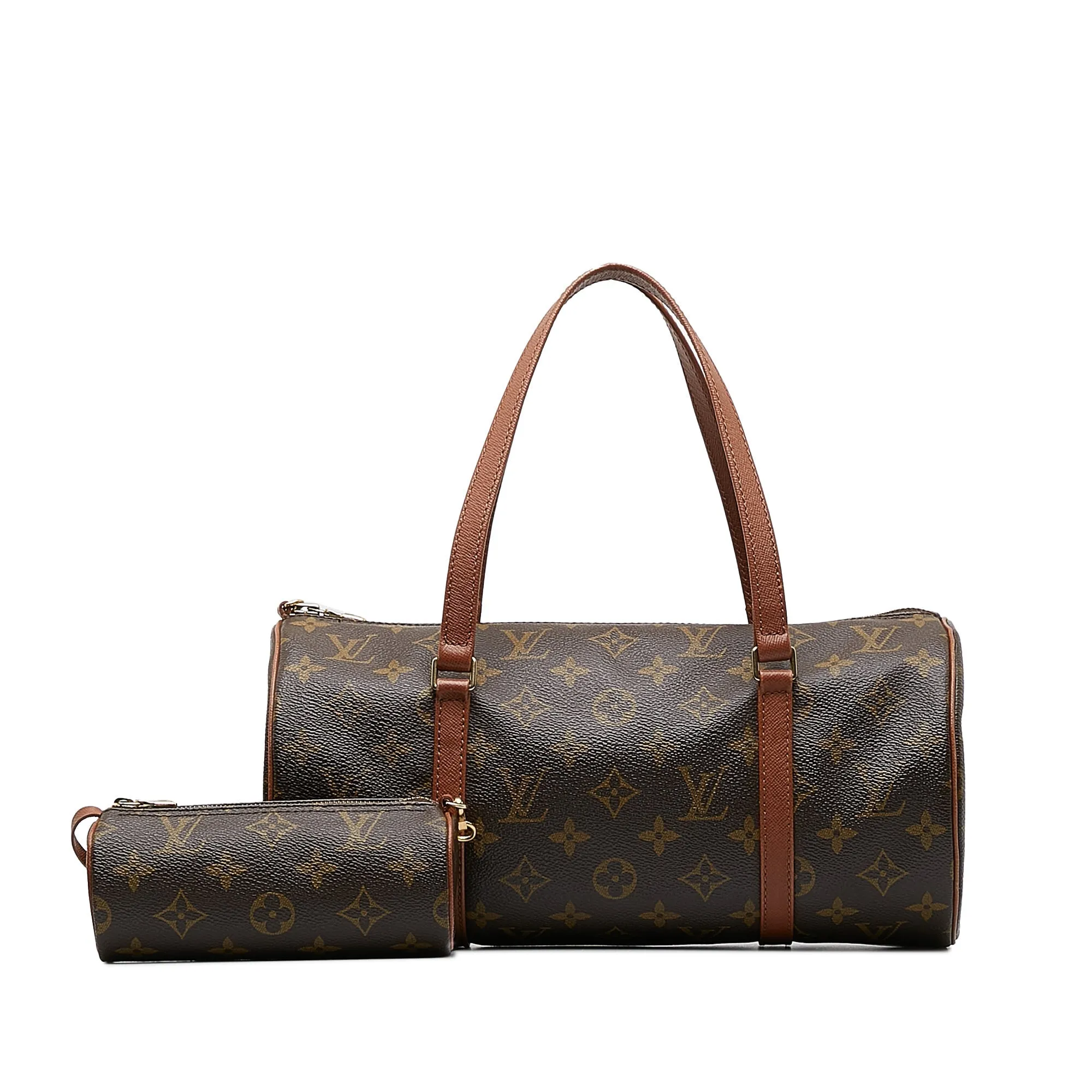 Brown Louis Vuitton Monogram Papillon 30 Handbag