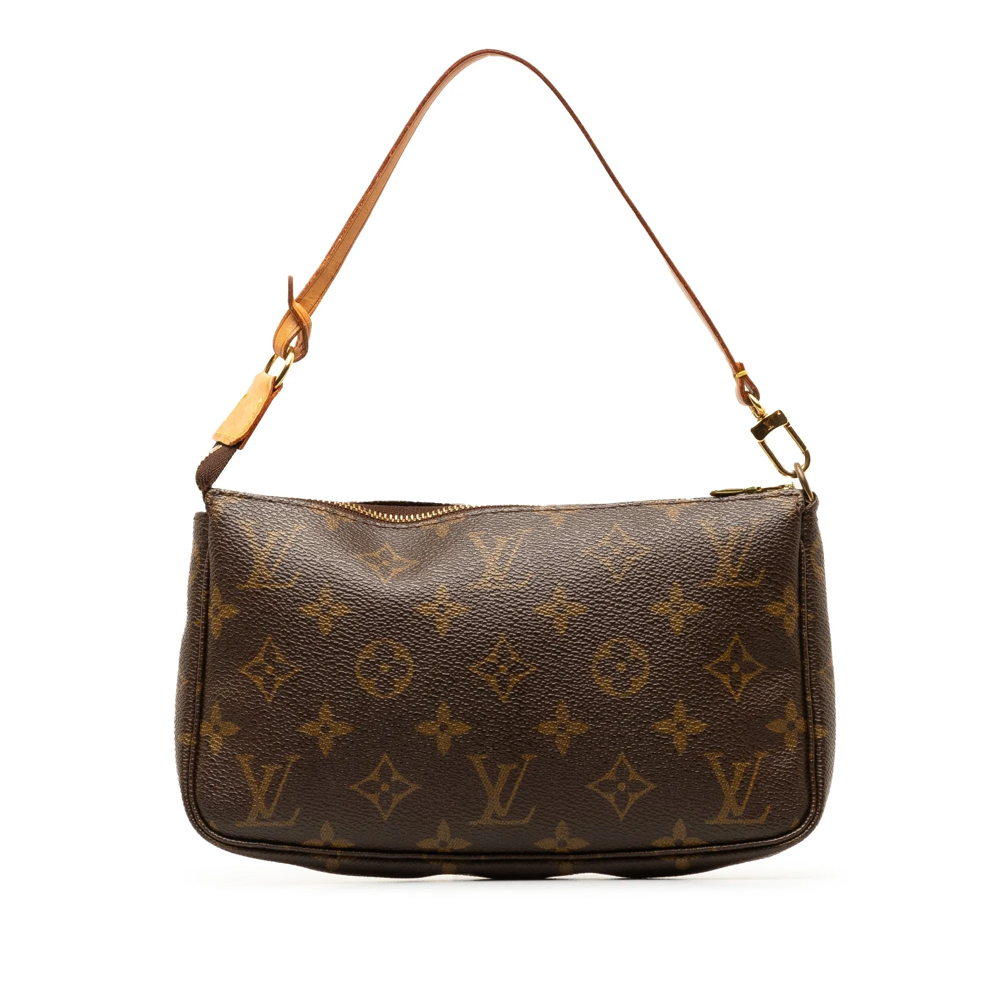 Brown Louis Vuitton Monogram Pochette Accessoires Shoulder Bag