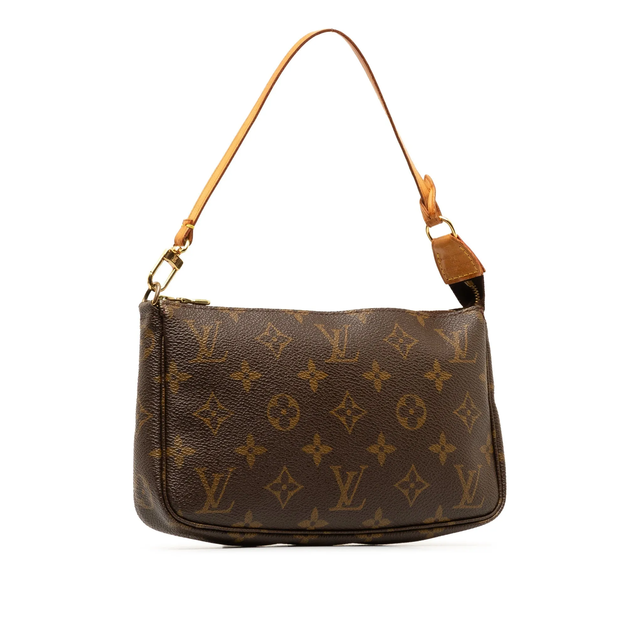 Brown Louis Vuitton Monogram Pochette Accessoires Shoulder Bag