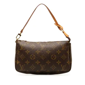 Brown Louis Vuitton Monogram Pochette Accessoires Shoulder Bag