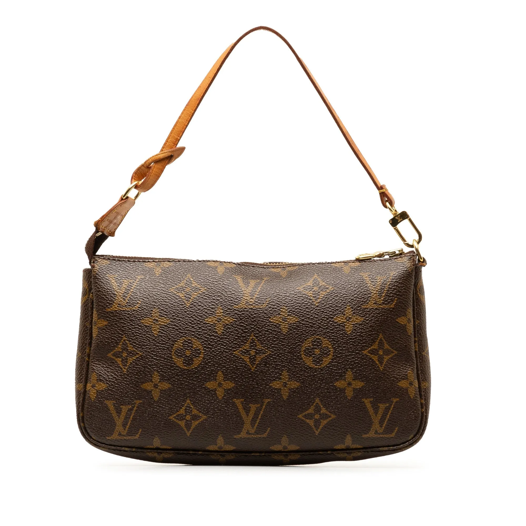 Brown Louis Vuitton Monogram Pochette Accessoires Shoulder Bag