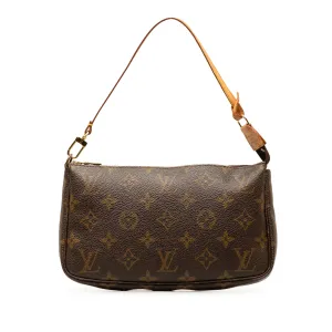 Brown Louis Vuitton Monogram Pochette Accessoires Shoulder Bag