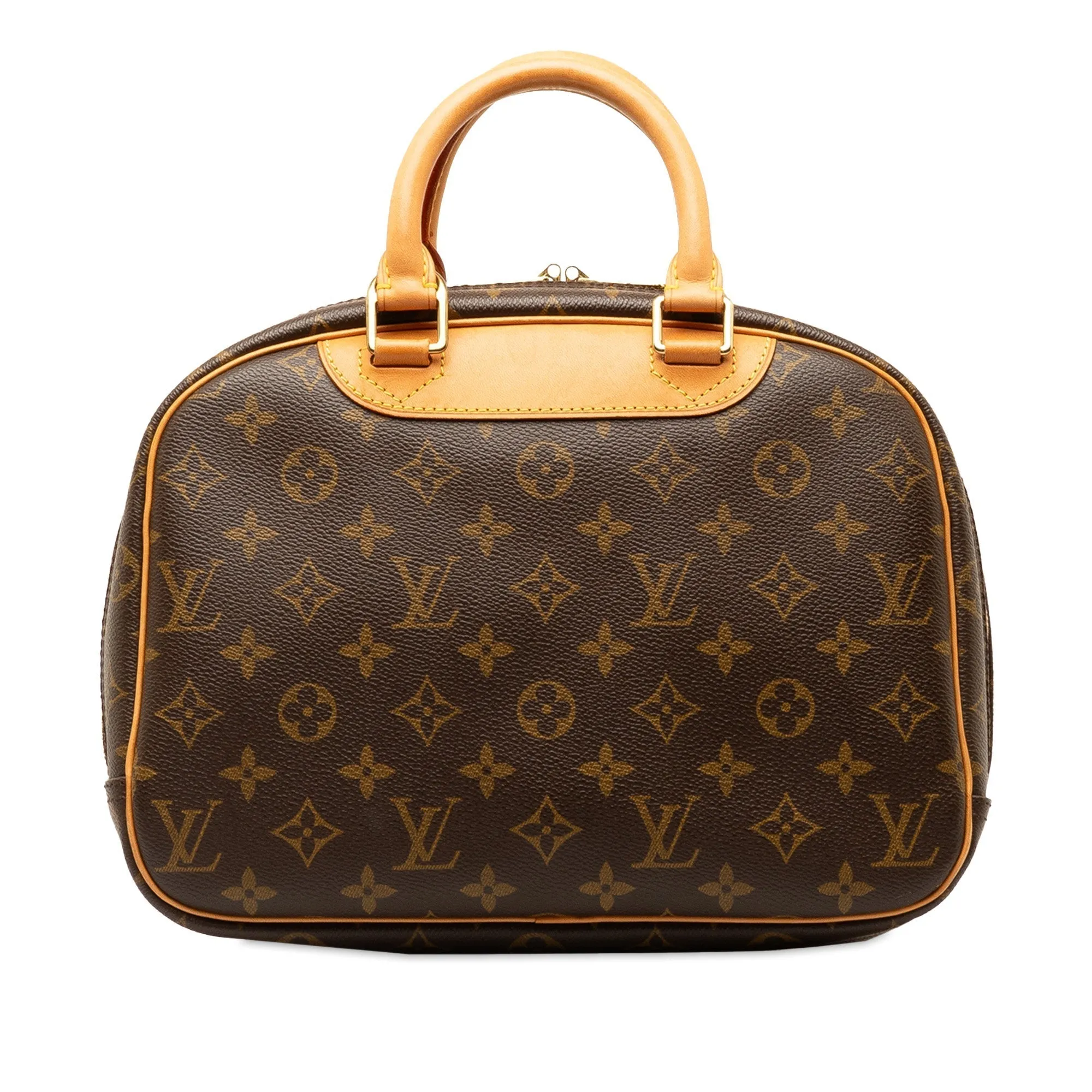 Brown Louis Vuitton Monogram Trouville Handbag