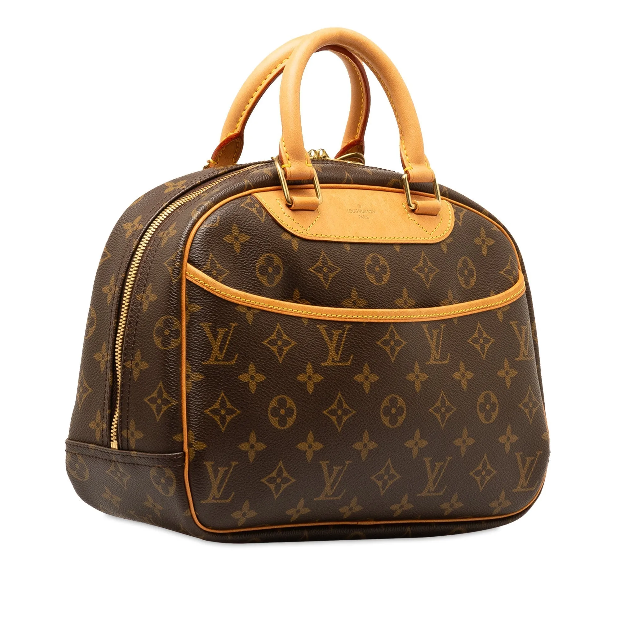 Brown Louis Vuitton Monogram Trouville Handbag