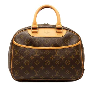 Brown Louis Vuitton Monogram Trouville Handbag