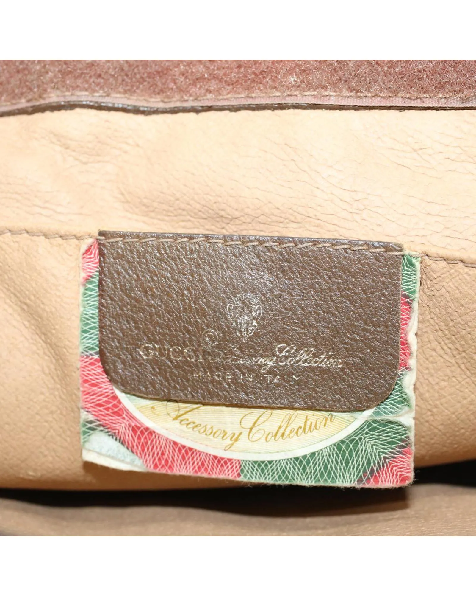 Canvas Clutch Bag with Signature Detailing