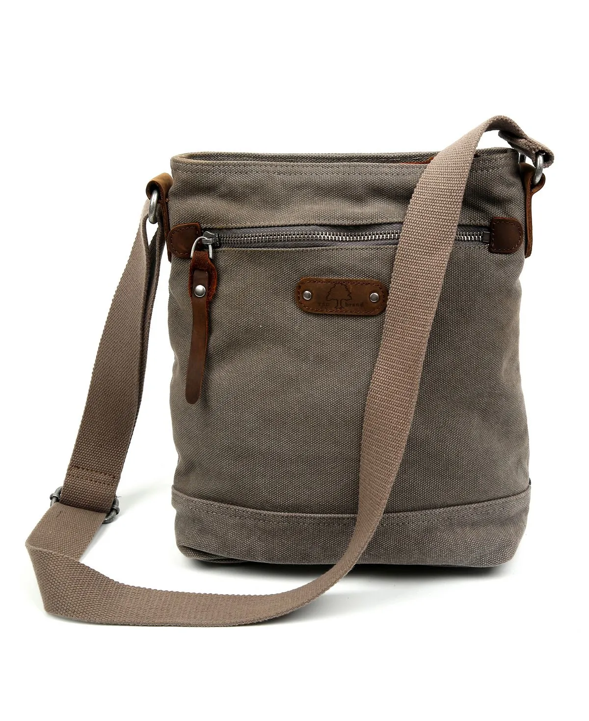 Canvas shoulder bag Tapa TSD BRAND, gray