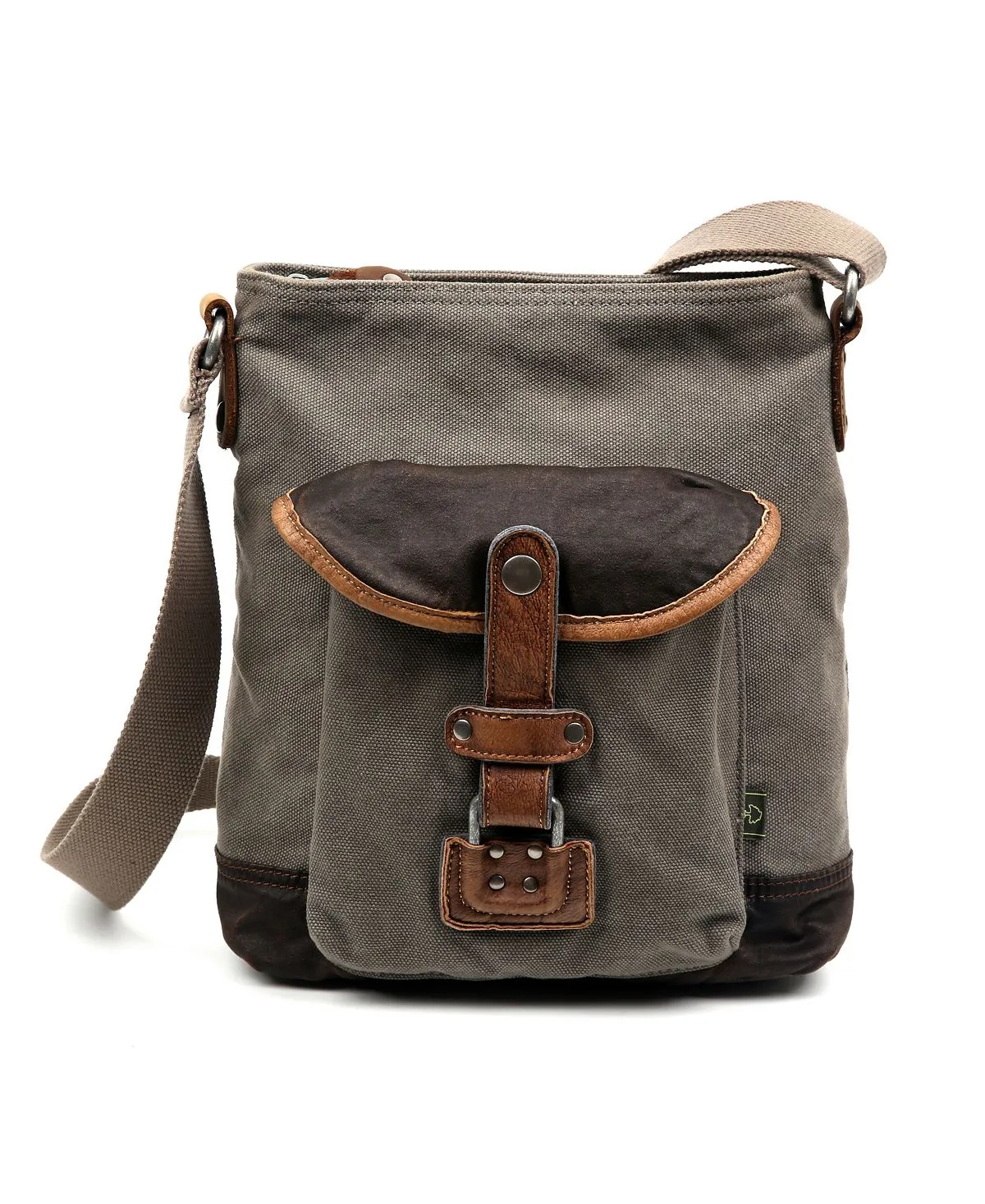 Canvas shoulder bag Tapa TSD BRAND, gray