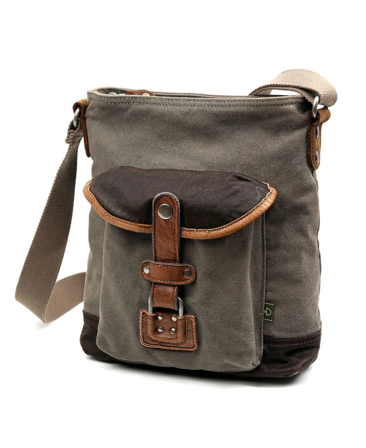 Canvas shoulder bag Tapa TSD BRAND, gray