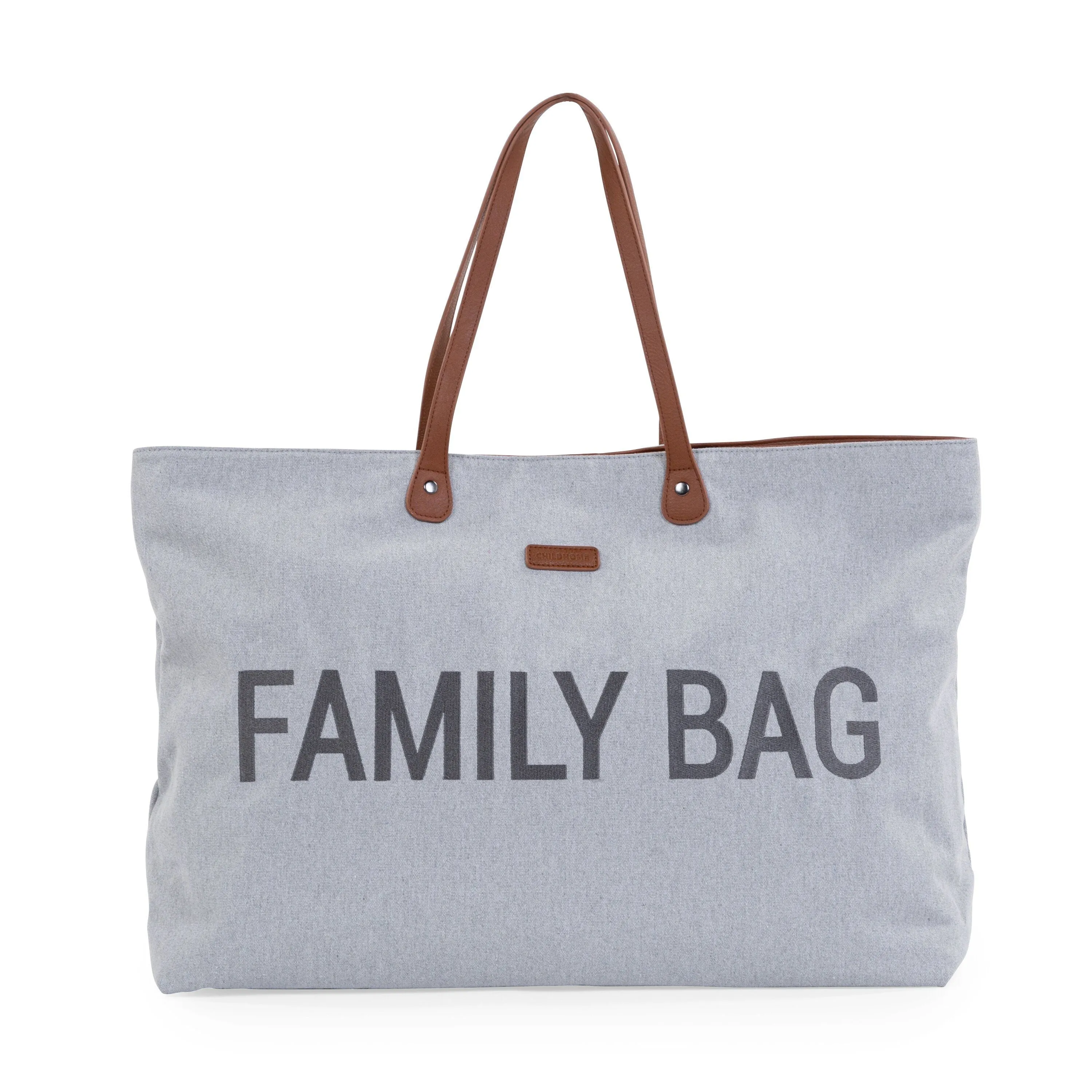 Childhome Weekend Bag XL Family Bag | Canvas Grey