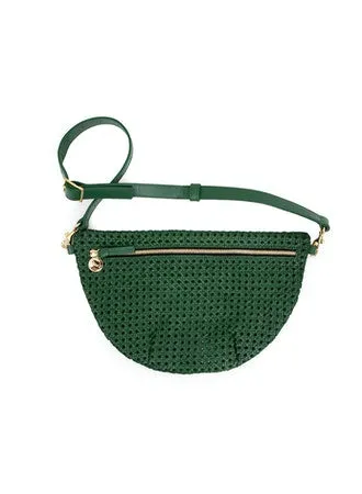 Clare V. - Grande Fanny in Evergreen Rattan