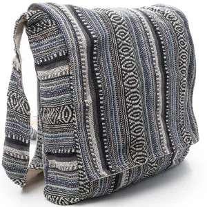 Core Hemp Crossbody Messenger Bag - Storm