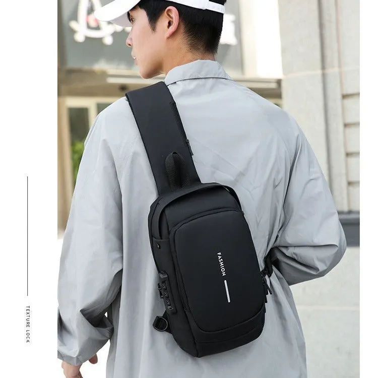 deanwangkt  Men's Chest Bag Photography Bag Anti-Theft  New Large Capacity Motorcycle Bag Fashion Business Shoulder Messenger Bag Foreign Trade