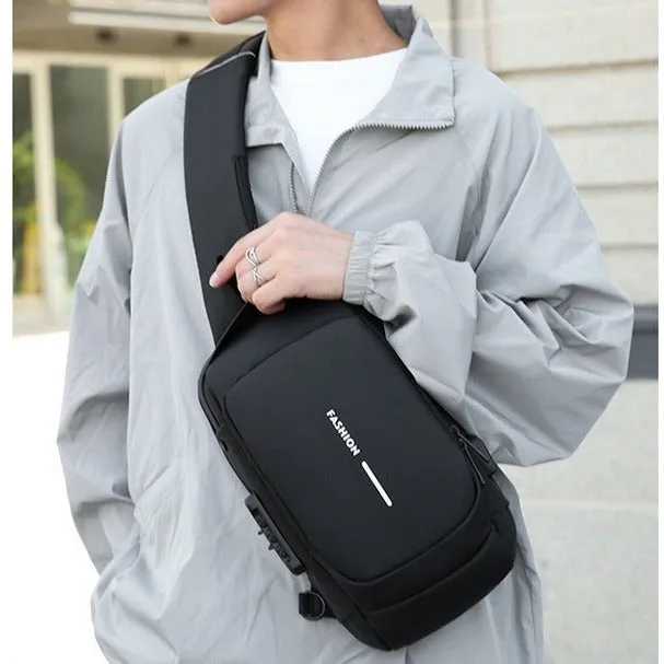 deanwangkt  Men's Chest Bag Photography Bag Anti-Theft  New Large Capacity Motorcycle Bag Fashion Business Shoulder Messenger Bag Foreign Trade