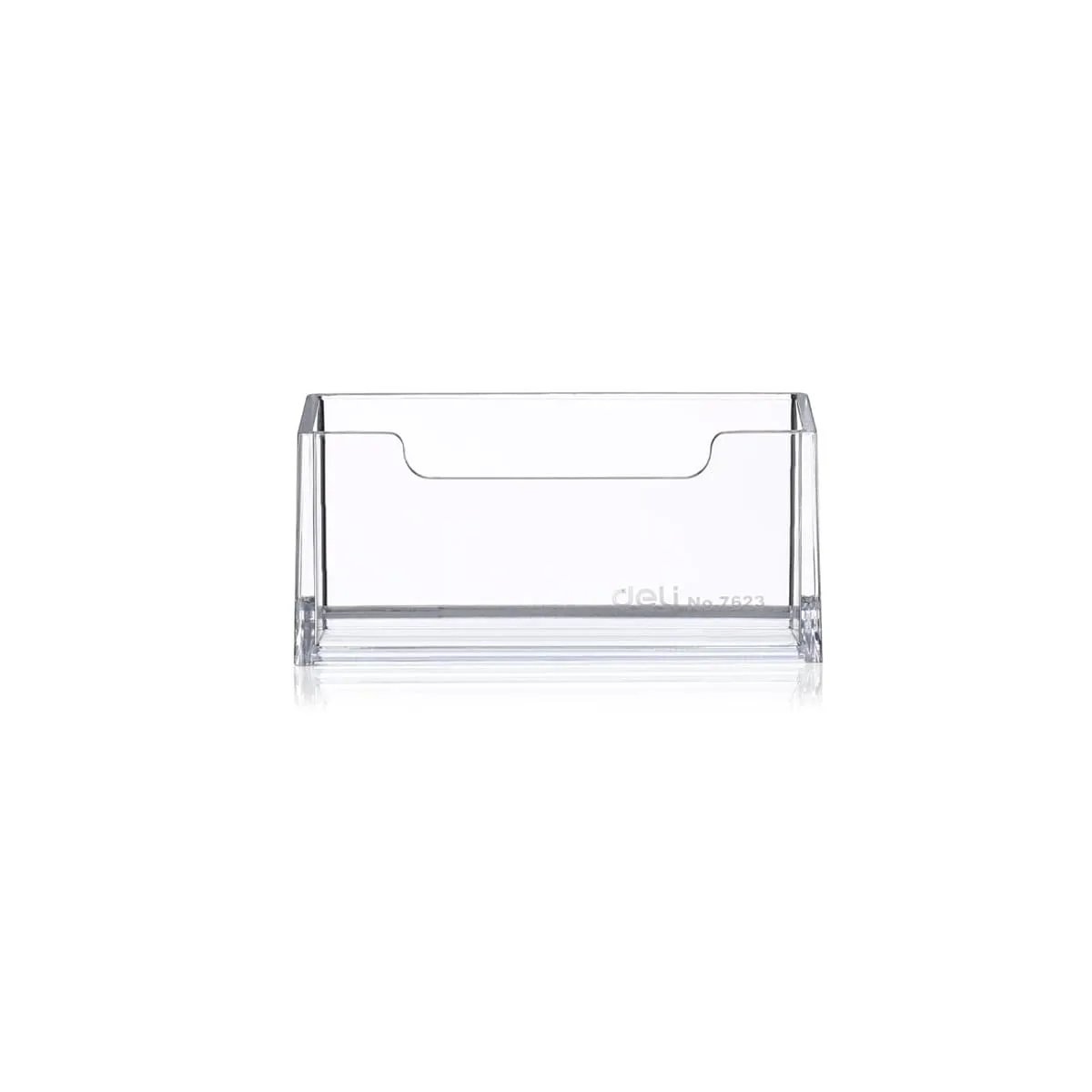 deli Clear Acrylic Business Card Holder