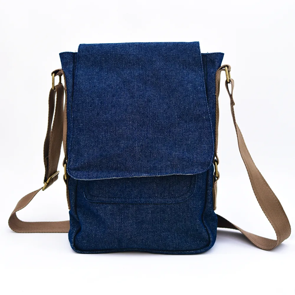 Denim Satchel