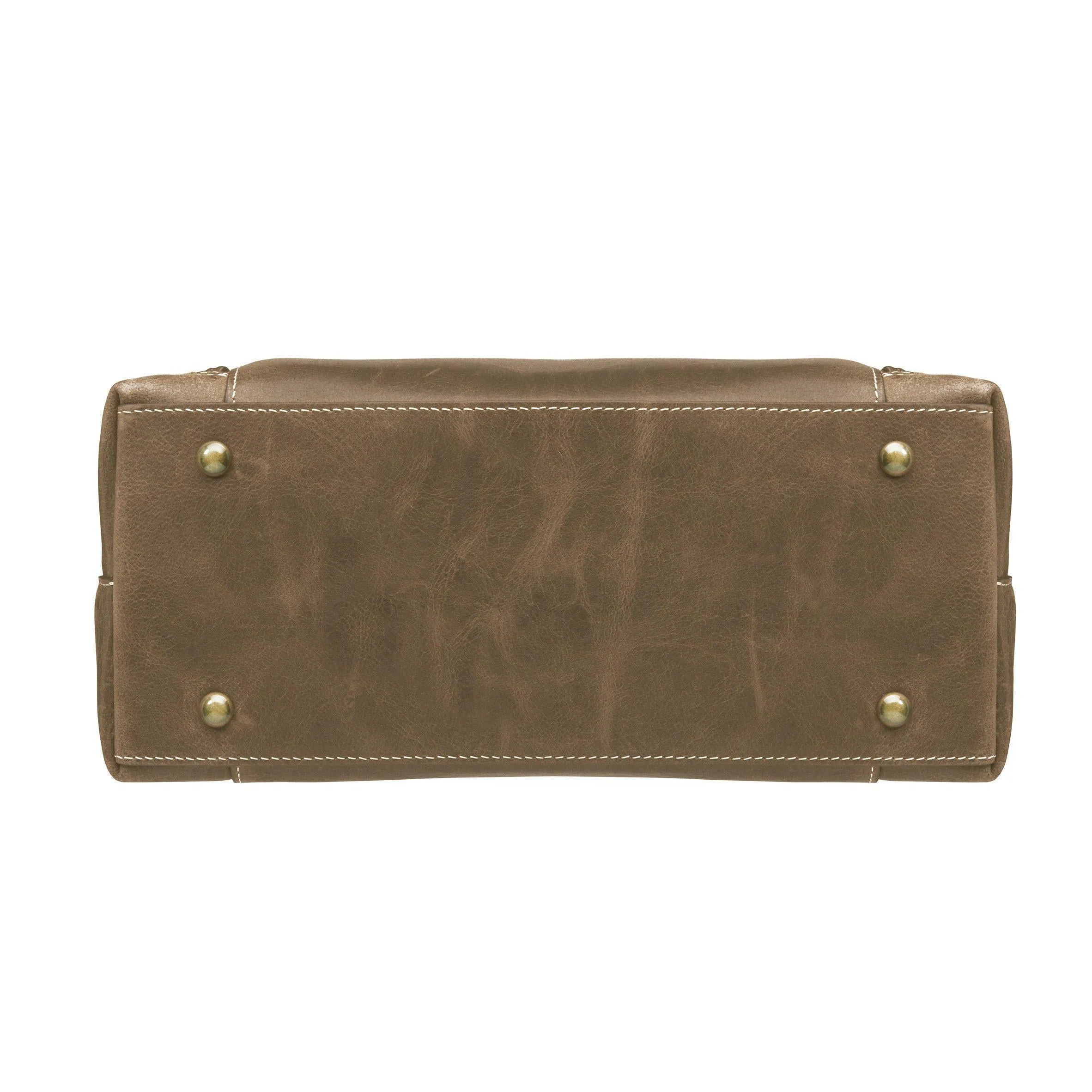 Distressed Buffalo Concealed-Carry Town Tote