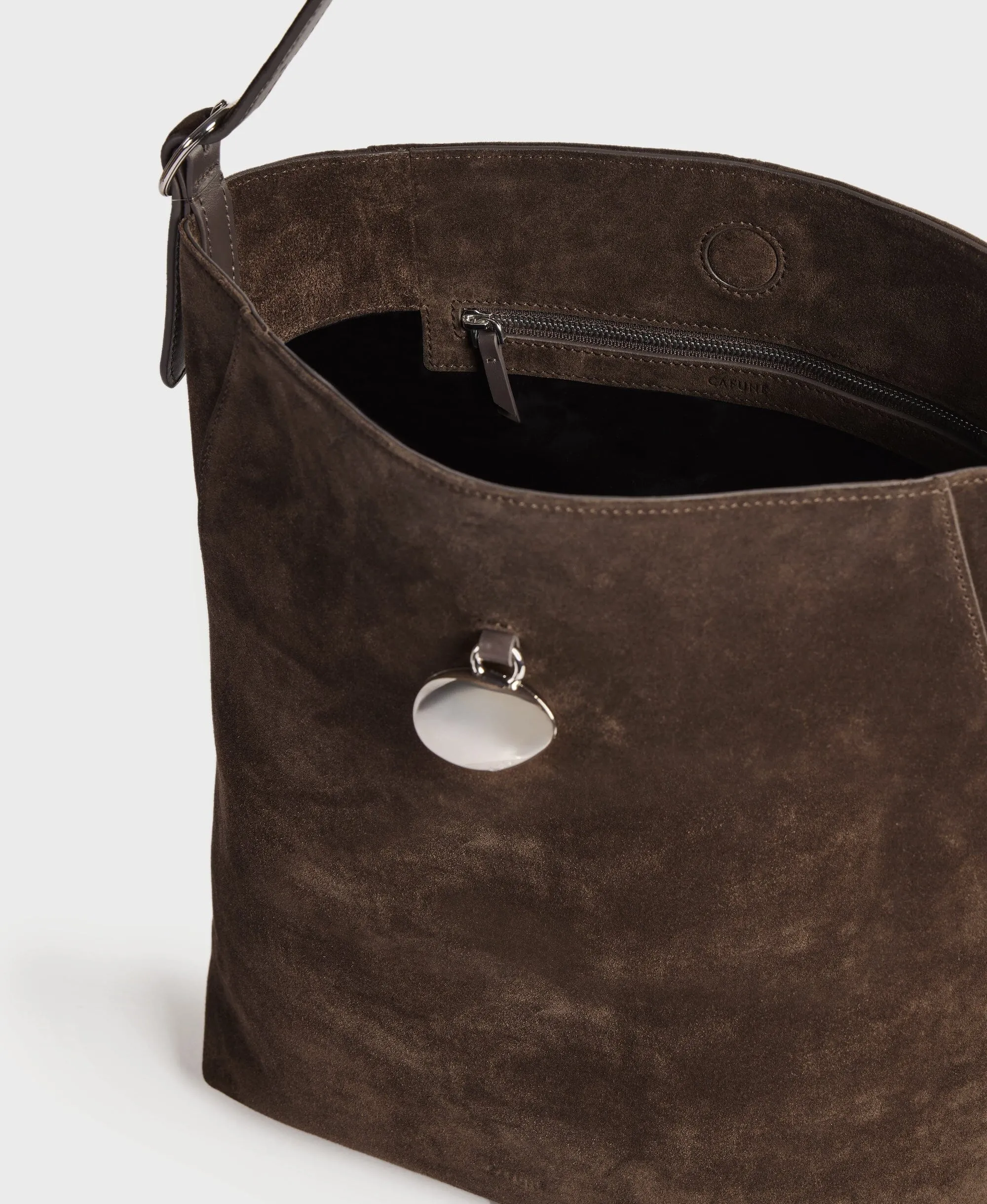 Drop Hobo - Dark Rosewood(Suede)