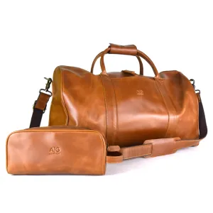 Duffel X-Large in Cognac Leather