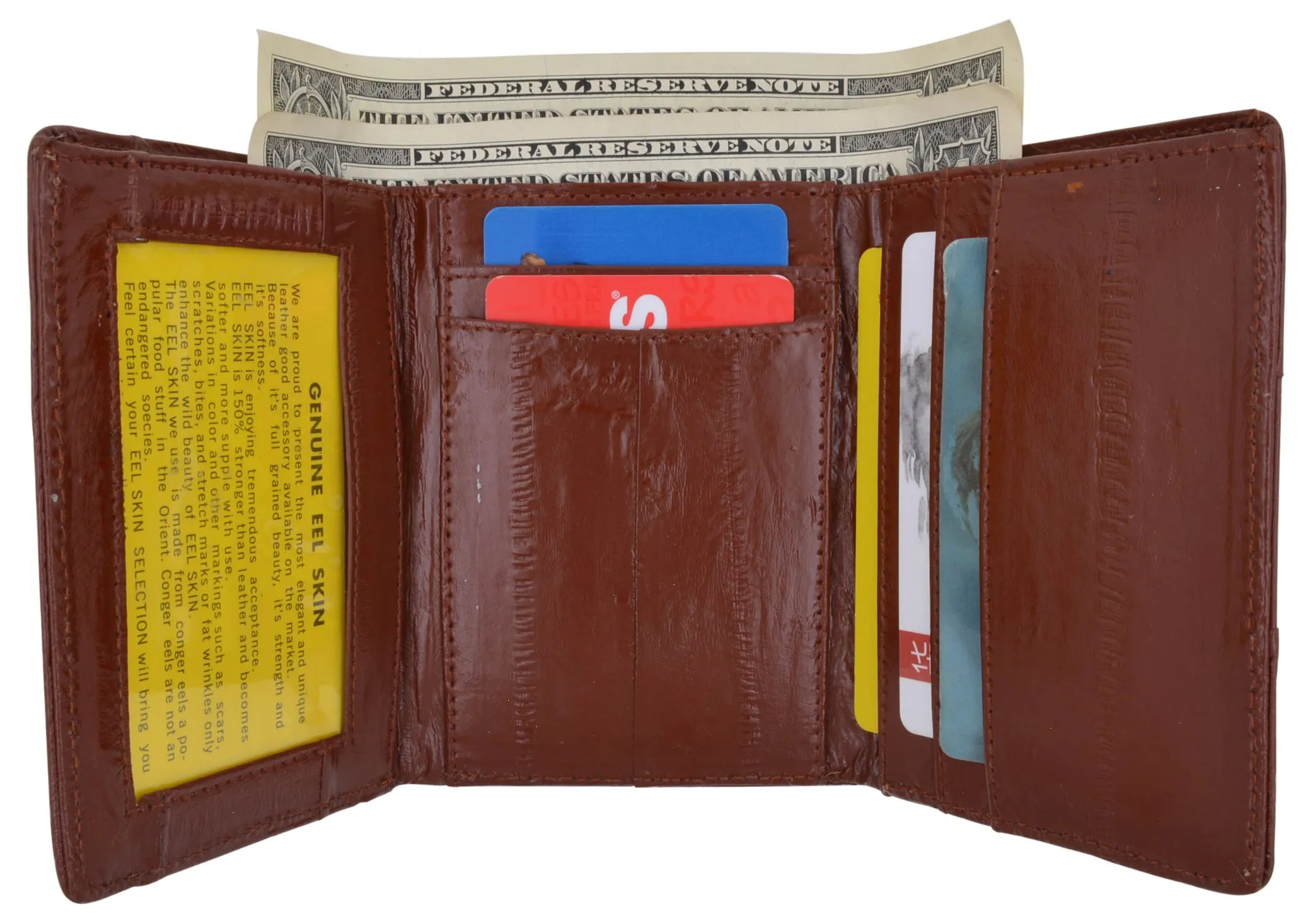 Eelskin Trifold Men's Wallets E 713