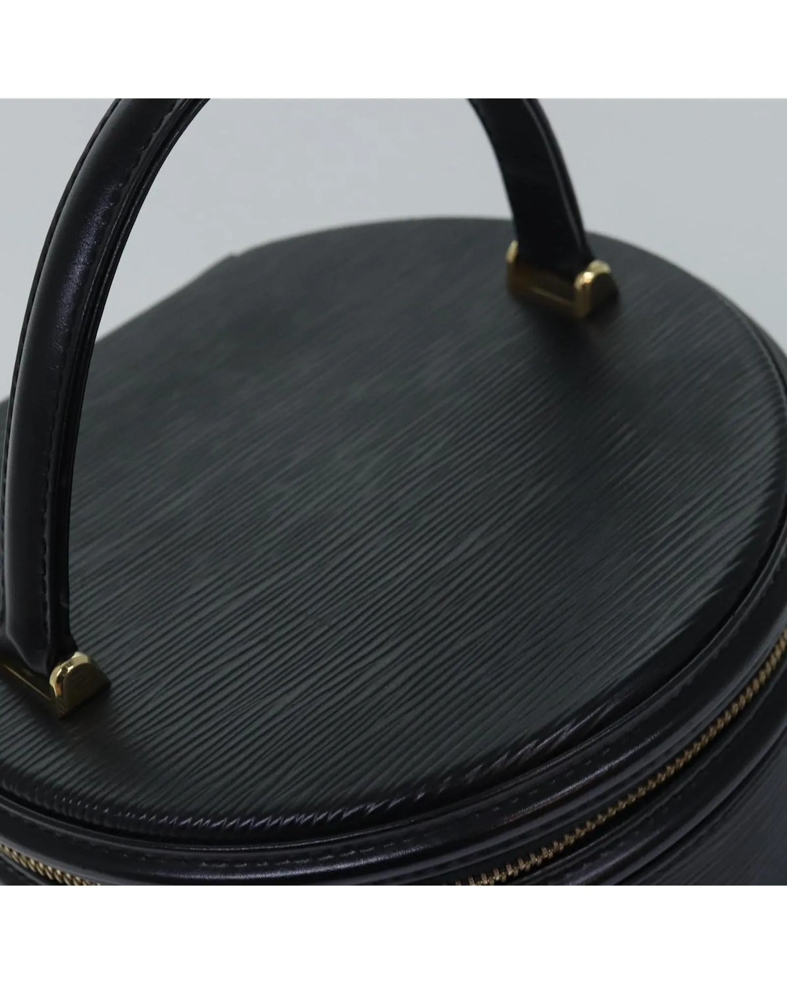 Epi Leather Cannes Hand Bag with Top Handle and Zip Closure