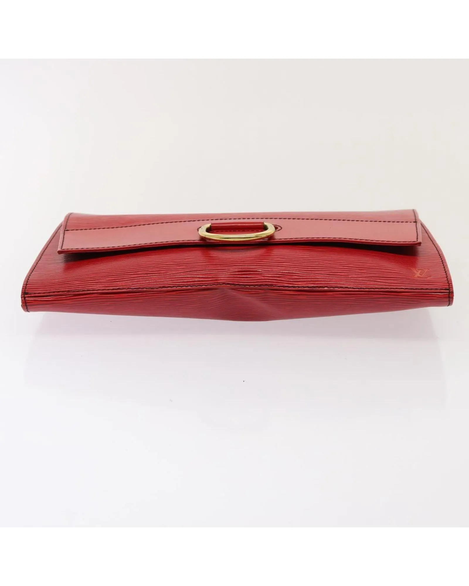 Epi Leather Red Clutch Bag by Louis Vuitton