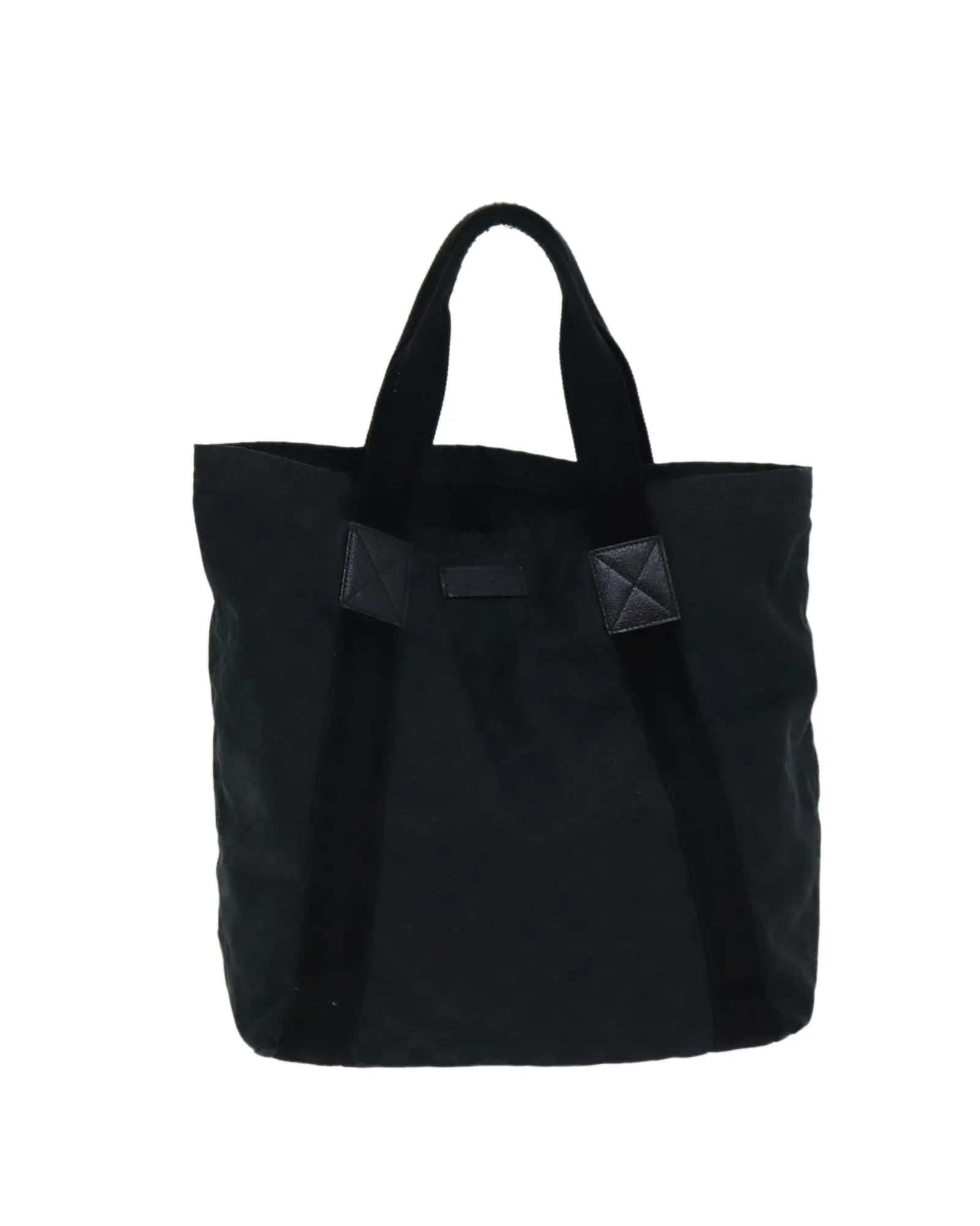 GG Canvas Tote Bag with Leather Trim