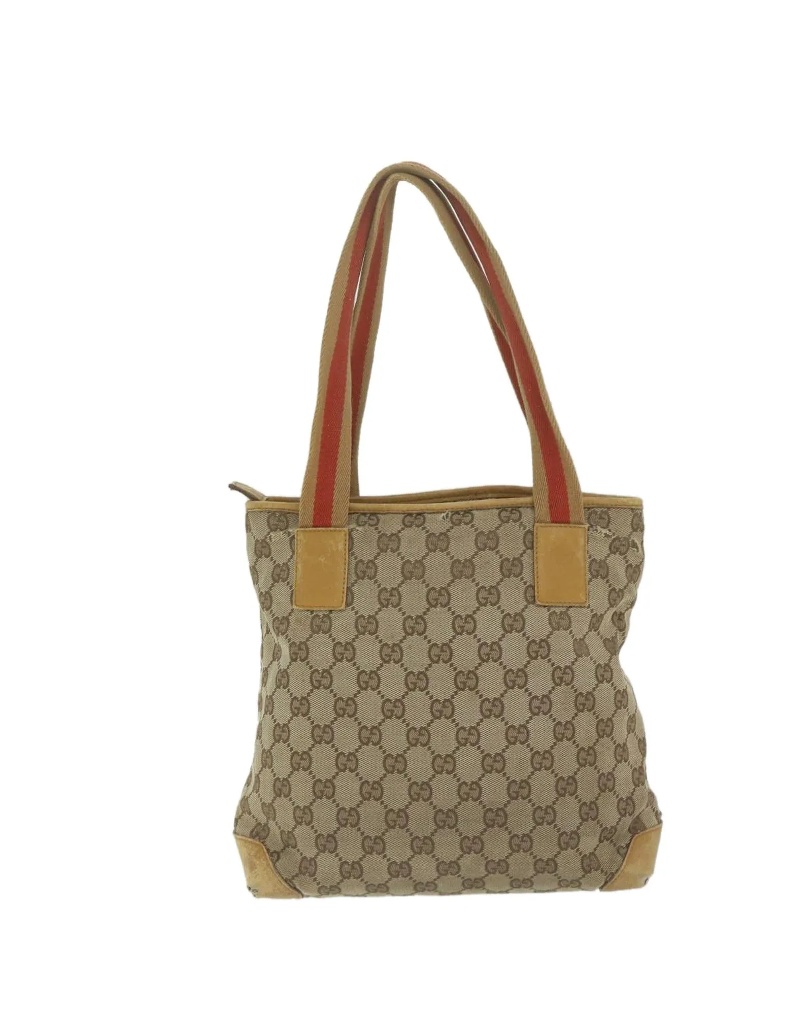 GG Canvas Tote Bag with Sherry Line Design