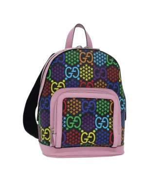 GG Psychedelic Canvas Backpack with Dust Bag