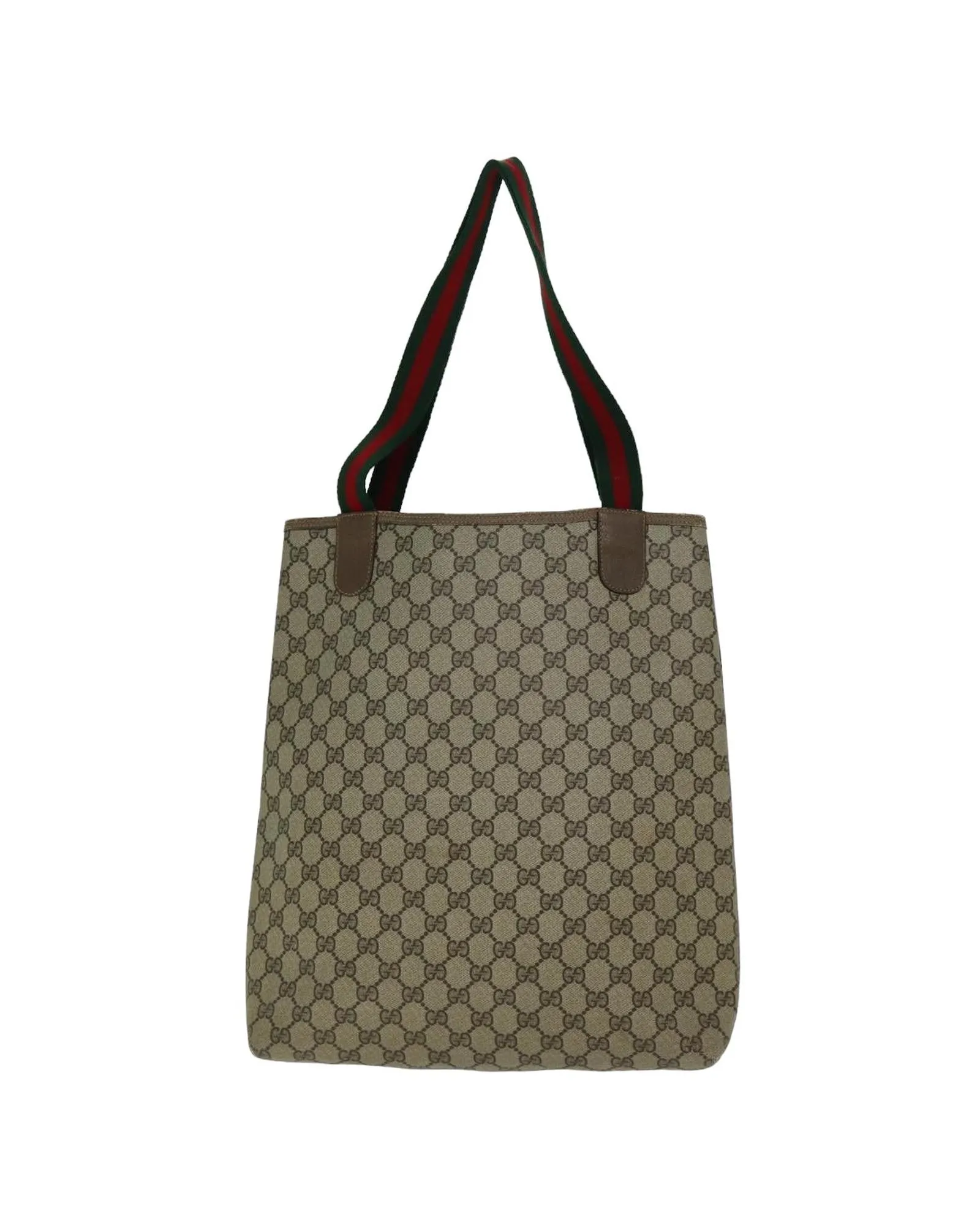 GG Supreme Web Sherry Line PVC Leather Tote Bag