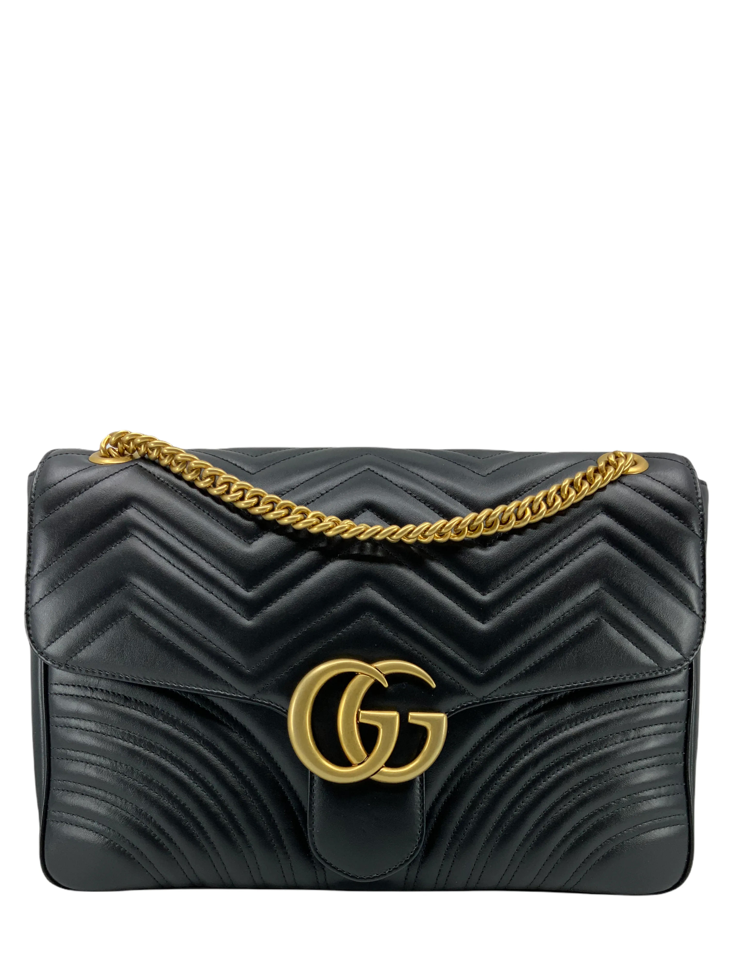 Gucci GG Marmont Large Matelassé Shoulder Bag NEW